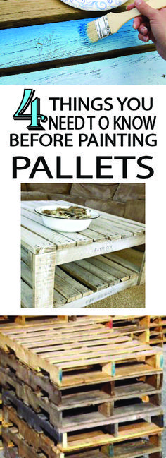 the steps to painting pallets are easy and fun