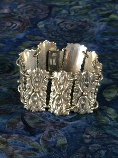 Mexican Sterling Bracelet Vintage Casa Prieto Bracelet | Etsy Vintage Mexican Jewelry, Funky Bracelet, Funky Jewellery, Floral Art Nouveau, Mexican Silver Jewelry, Pinterest Jewelry, Medieval Style, Mexican Jewelry, Medieval Jewelry