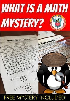 an image of a penguin with the text what is a math mystery?