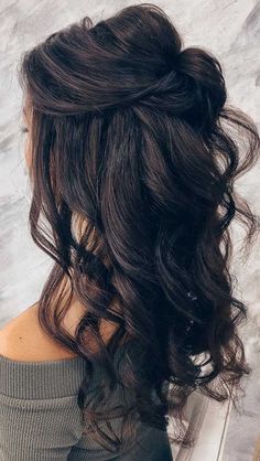 Bridal Hair Half Up Medium, Bridal Hair Half Up, Bridal Hair Down, Event Hair, Wedding Hair Half, Half Up Half Down Hairstyles, Bridal Hair Updo, Wedding Hairstyles Half Up Half Down