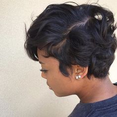 Want to become a hairstylist Short Black Hair, Haute Hair, Curl Styles, Sassy Hair, Hair Affair, Best Style, Cute Hairstyles For Short Hair