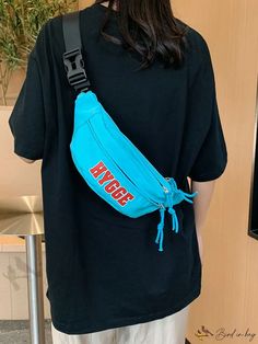 Bird in Bag - Blue Fashionable Crossbody Bag with Attached Pouch, Ideal for Everyday and Travel Use Bird In Bag, Blue Bags, Blue Pattern, Sling Bag, Color Blocking, Crossbody Bag, Color Blue, Composition, Pouch