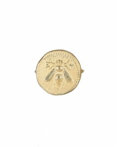 Bee Signet Ring Bee Ring, Gold Bee, Gold Signet Ring, Just Because Gifts, Ancient Greece, Signet Ring, Boho Chic, Bee, Yellow Gold