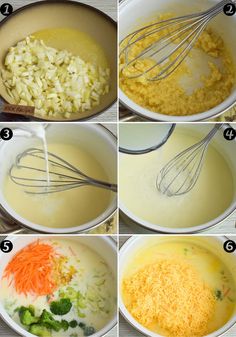 the steps to make macaroni and cheese casserole