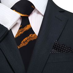 Black & Metallic Copper Abstract Lines Tie Introducing the captivating Black with Metallic Copper Abstract Pattern Silk Necktie, a true masterpiece that defies convention and celebrates individuality. This exceptional accessory features a unique abstract pattern in black with metallic copper accents, creating a captivating visual appeal that effortlessly elevates your style. Whether you're attending formal events, business engagements, or social gatherings, this necktie is designed to make a statement and leave a lasting impression. The Black with Metallic Copper Abstract Pattern Silk Necktie embraces an air of modern elegance, with its meticulously woven abstract pattern adding depth and allure to the sleek black color, while the metallic copper accents infuse a touch of opulence and soph Black Tie With Pocket Square For Business, Black Tie And Pocket Square Set, Black Standard Tie For Office, Black Tie With Pocket Square For Black-tie Events, Black Neckwear With Ties For Business, Black Pocket Square For Business Suit, Elegant Black Tie For Office, Elegant Black Neckwear For Business, Elegant Black Office Ties