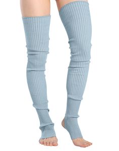 PRICES MAY VARY. 💕V28 is the ONLY Supplier using Germany machine with extra elastic yarn to knit this Leg Warmer, which give it extra Shining, Elasticity and could Last Years. 💕Particularly Long And Soft Leg Warmers Length: 33.8" (86cm) , Elastic Top Circumference: 18"-21". Made Of 80% Viscose 20% Nylon . Free Size Fit Most . 💕Long Stirrup Leg Warmer-Great for 80s party/Yoga/ Ballet/Gym/Fitness/80s Costume Play/ 💕Leg warmers with vertical stripe design makes your legs look slimmer and longer Ballet Leg Warmers, 80s 90s Party, Boots With Leg Warmers, Soft Legs, Ribbed Crochet, 80s Costume, 90s Party, Leg Warmer, Elastic Top