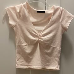 Almost Never Worn Pink Brandy Melville Top, Brandy Clothes, Brandy Melville Gina Top, Gina Top, Concert Top, Fashion Identity, Brandy Melville Top, Fun Clothes, Clothing Staples