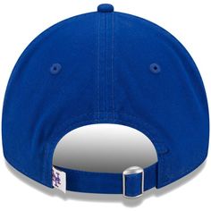 Grab a timeless touch of New York Mets flair perfect for game day with this Team 9TWENTY hat from New Era. It features fresh New York Mets embroidery and a classic design, making it easy to pair with any outfit. Its adjustable strap ensures the perfect fit.Grab a timeless touch of New York Mets flair perfect for game day with this Team 9TWENTY hat from New Era. It features fresh New York Mets embroidery and a classic design, making it easy to pair with any outfit. Its adjustable strap ensures the perfect fit.Unstructured relaxed fitMaterial: 100% CottonCurved billOne size fits mostBrand: New EraWipe clean with a damp clothAdjustable fabric strap with slide buckleImportedLow crownSix panels with eyeletsOfficially licensedEmbroidered graphics with raised details Color: Blue. Gender: male. Ag Blue Collegiate Fitted Hat For Game Day, Casual Blue Hat For Fan Gear, Casual Blue Fan Gear Hat, Blue Collegiate Hat For Game Day, Blue Curved Bill Baseball Cap For Game Day, Classic Blue Baseball Cap For Sports, Classic Blue Sports Hat, Blue Adjustable Hat For Fan Gear, Collegiate Blue Six-panel Baseball Cap