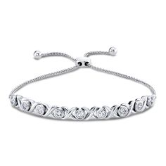 14k White Gold Lab-Grown Diamond Bracelet 1 ct tw by Eternalle Gold For Women, White Gold Bracelet, Lab Grown, Lab Grown Diamonds, Diamond Bracelet, Gold Bracelet, Lab, White Gold, Bracelet