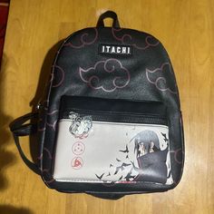 New, Never Used Mini Backpack. Smoke/Pet Free Home. Thanks For Looking! Anime Style Travel Backpack, Black Rectangular Bag With Anime Print, Casual School Bags With Anime Print, Black School Bags With Anime Print, Anime Style Black Bags For Everyday Use, Black Backpack For Cosplay, Casual Standard Backpack For Cosplay, Anime Style Black School Bag, Casual Cosplay Standard Backpack