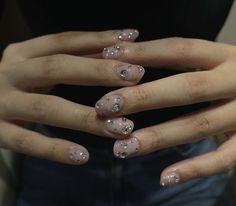 Nails With Stones, Stud Nails, Manicure Aesthetic, Watermelon Nails, Nail Designs Tutorial, Studded Nails, Pearl Nails, Expecting Parents, Mixed Feelings