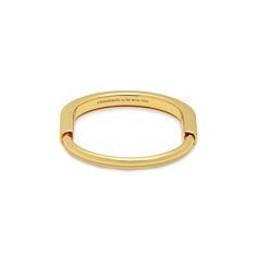 The Tiffany & Co Lock Bangle is all about bringing people together, and this bangle is a bold symbol of those personal connections that shape us. It's made for everyone, no matter your gender, and it has this cool clasp that's like a padlock, inspired by Tiffany's history. The bangle is crafted in 18k yellow gold and has sparkly diamonds for a touch of contrast. With a total carat weight of 0.31 and a medium size fitting wrists up to 6.25 inches, this Tiffany Lock Bangle is a simple, stylish way to celebrate unity and inclusivity. Details 18k Yellow Gold TTL Carat 0.31ct Size: Medium *Fits wrists up to 6.25" Product Number: 70185407 Classic Adjustable Hinged Bangle, Modern Hoop Bangle For Everyday, Modern Hoop Bangle For Everyday Wear, Modern Adjustable Oval Bangle, Modern Adjustable Hinged Bracelets, Modern Adjustable Hinged Bracelet, Modern Polished Bangle Bracelet, Modern Stackable Bangle Bracelet, Modern Adjustable Hoop Bracelets