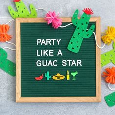 Get the party started with our "Fiesta" letter board icon collection, featuring five festive pieces. Cinco De Mayo Letterboard, Three Esta Birthday Party, Night Summer Party, Letterboard Ideas, Board Icon, Letterboard Quotes, Mexican Party Theme, Taco Party