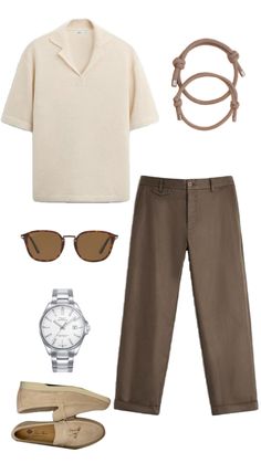 White Warehouse, Old Money Outfit Ideas, Outfit Cowok, Old Money Fashion, Guys Fashion Casual, Old Money Outfit, Polo Shirt Outfits, Money Fashion