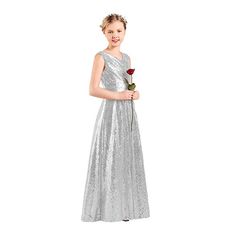 Amazon.com: Long Junior Bridesmaid Dress, Sequin Flower Girl Dress Formal Wedding Party Pageant Maxi Dress Dance Ball Gown: Clothing Sequin Flower Girl Dress, Formal Wedding Party, Sequin Flower, Junior Bridesmaid Dress, Sequin Wedding, Dress Sequin, Dress Silver, Junior Bridesmaid Dresses, Junior Bridesmaid