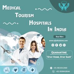 an advertisement for medical tourism in india