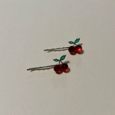 2 Pc Cherry Hair Pin In Silver Tone Hardware The Color Is More Like The First Picture New (Boutique Packaging) **Let Me Know If You Like To Bundle With Another Listing! **I Always Accept Reasonable Offers Cute Earrings Cute Jewelry Dainty Jewelry Summer Vacation Cute Outfits Trendy Jewelry Formal Jewelry Wedding Earrings Lovers Gift Holiday Gift Gift For Her Tags : Anthro Anthropologie Free People We The Free Zara Zara Jewelry Lili Pulitzer Kendra Scott 8 Other Reasons Dolls Kill Lili Clasps For Cherry Accessories, Boutique Packaging, Jewelry Formal, Cherry Hair, Formal Jewelry, Zara Jewelry, Earrings Aesthetic, Cherry Earrings, Anthropologie Accessories