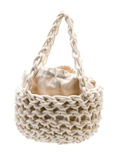 ALIENINA Shoulder BagNeutrals CanvasDual Shoulder StrapsCanvas Lining & Single Interior PocketDrawstring Closure at Top White Woven Pouch-shaped Bucket Bag, White Woven Pouch Bucket Bag, Canvas Shoulder Bag, Women Handbags, Shoulder Bag, Handbags, Canvas