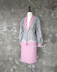 Blazer Batik, Gaun Dress, Asian Style Dress, Thai Fashion, Thai Traditional Dress, Muslim Fashion Dress, Blazer Set