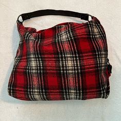 Brand New Never Used Flannel Bag. Ralph Lauren Tote, Salvatore Ferragamo Handbags, Louis Vuitton Multicolor, Ferragamo Handbags, Straw Beach Bag, Saint Laurent Handbags, Celine Handbags, Kate Spade Totes, Handmade Tote