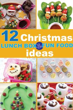 12 christmas lunch box and fun food ideas