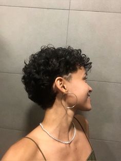 Women Mullet Short Hair, Short Curly Mullet, Very Short Haircuts For Women, Curly Hair Mullet, Mullet Hairstyle Women Curly Hair, Pixie Cut Curly Hair, Tomboy Haircut