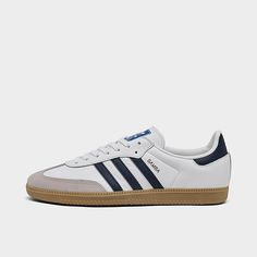 Men's adidas Originals Samba OG Casual Shoes Adidas Leather Skate Shoes With Logo, Adidas Slip-on Sneakers With Contrast Sole, Adidas Suede Skate Shoes With White Sole, Adidas Leather Skate Shoes, Adidas Slip-on Sneakers With Logo, Adidas Synthetic Skate Shoes With Gum Sole, Adidas Low-top Skate Shoes With Contrast Sole, White Adidas Suede Skate Shoes, Sporty Adidas Leather Skate Shoes