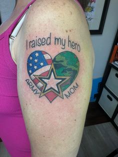 Army Tattoo Ideas, Marine Mom, Army Mom, Mom Tattoos, Tatting, Tattoos, Beauty