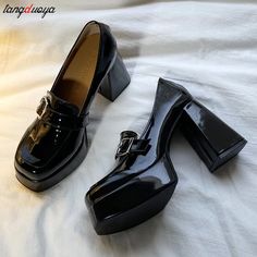 Shipping: Worldwide Express Shipping AvailableDelivery time: 7-15Days Fast ShippingReturns: Fast refund, 100% Money Back Guarantee.SPECIFICATIONSBrand Name: TangDuoYaOrigin: Mainland ChinaUpper Material: PUToe Shape: Square toeWith Platforms: YesPlatform Height: 3-5cmHeel Height: Super High (8cm-up)Heel Type: Square heelPump Type: MARY JANESStyle: sweetFashion Element: PlatformSeason: Spring/AutumnOutsole Material: RUBBERis_handmade: YesPattern Type: SolidInsole Material: PUOccasion: CasualModel Chunky Platform Shoes, Lady Office, Black And White Heels, Shoes Chunky, Black Shoes Heels, Mary Jane Shoes Womens, Office Shoes, Platform Loafers, White Heels