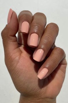 Minetta Eggshell Nails Color, Terracotta Gel Nails, Neutral Nail Colors For Black Women, Rusty Mauve Nails, Nude Nails Dark Skin Tone, Nude Nail Polish For Dark Skin, Peach Nails