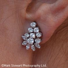 Commonwealth Day, Ear Tops, Real Diamond Earrings, Diamond Tops, Catherine Walker, Diamond Earrings Design, Diamond Jewelry Designs, Jewelry Simple