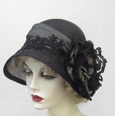 Cloche Hats, Vintage Style Hat, Pretty Hats, Elegant Hats, Vintage Hats, Stylish Hats, Couture Vintage