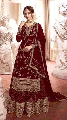 Bridal Anarkali Suits, Orang India, Bridal Anarkali, Dupatta Top, Wedding Dresses Pakistani, Salwar Kameez Online Shopping, Mens Birthday, Heavy Dresses