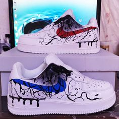 Drip Shoes, Sneakers Wallpaper, Custom Shoes Diy, Nike Shoes Air Force, Nike Shoes Girls, Jordan Shoes Retro, Custom Nike Shoes, All Nike Shoes, Custom Air Force 1