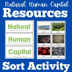 the natural human capital resources for kids to use in their homes and school projects, including nature