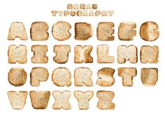 toasted bread alphabet with letters and numbers stock photo getty images black bedroom furniture sets home design ideas