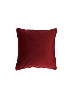 Bordeaux Velvet Pillow 16 Inch Weston Table Maroon Pillow, Maroon Pillows, Velvet Pillow, Velvet Pillows, Modern Life, Modern Decor, Velvet, Pillows, Square