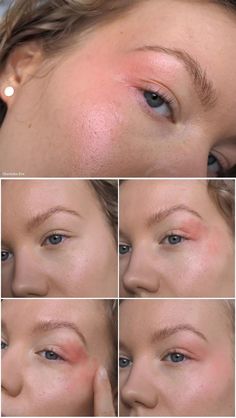 Natural Makeup Diagram, Under Eye Blush, Blushed Makeup, Easy And Simple Makeup, Makeup Tips To Look Younger, Spongebob Musical, Theater Makeup, Hair Lifestyle, Homemade Makeup