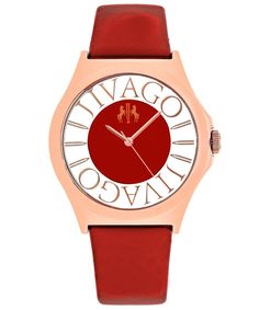 Jivago Fun Collection Model Jv8436 Watch - Swiss Quartz Movement View 1 Red Cases, Mineral Water, Red Band, Mesh Shoes, Stainless Steel Band, Stainless Steel Watch, Leather Band, Cool Watches, Stainless Steel Bracelet