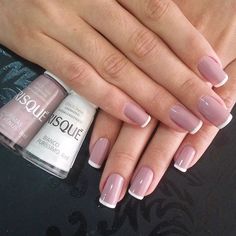 WEBSTA @ mikaellylopesaraujo - Amei minhas unhas @cassandra1_ @musaloungeesmalteria #risquédasemana Gel Nails French, Super Nails, Polish Colors, Ideas Nails, Nail Patterns, Trendy Nail Design, Nails Pink, French Tips