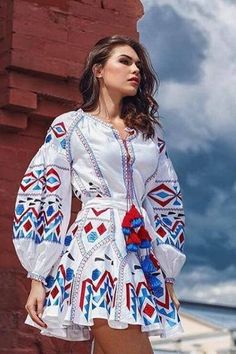 Ukrainian dress vyshyvanka Long sleeve wedding dresses Embroidered boho chic clothing Folk Ukraine e Folk Style Long Sleeve Embroidered Dress For Summer, Folk Style Long Sleeve Embroidered Summer Dress, Long Sleeve Folk Embroidered Dress For Summer, Summer Folk Dress With Boho Print, Bohemian Embroidered Long Sleeve Summer Dress, Summer Folk Style Embroidered Dress, Bohemian Long Sleeve Embroidered Summer Dress, Long Sleeve Embroidered Summer Festival Dress, Folk Style Long Sleeve Summer Dress