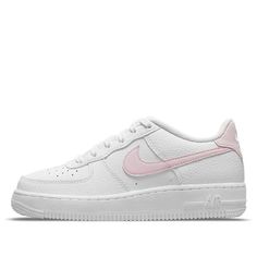 (GS) Nike Air Force 1 'Pink Foam White ' CT3839-103 (AF1/SNKR/Skate/Low Top) Nike Shoes Women Size 8, Pink Air Forces Outfits, Nike Air Force 1 Pink, Pink And White Sneakers, Air Force 1 Pink, Pink Air Forces, Nike Tops Women, Air Force 1 Pink Foam, Nike Pink