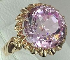 USSR Vintage Original Soviet Amethyst (lab. created) Rose Gold Ring 583 14K | eBay Luxury Pink Amethyst Ring For Gift, Luxury Pink Amethyst Ring As Gift, Luxury Pink Amethyst Ring For Formal Occasions, Luxury Pink Amethyst Ring For Anniversary, Pink Luxury Amethyst Ring For Anniversary, Luxury Pink Amethyst Anniversary Ring, Elegant Pink Amethyst Ring For Formal Occasions, Luxury Pink Jewelry Collectible, Luxury Pink Collectible Jewelry