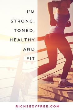 Fit Affirmations, Fitness Affirmations, I Am Fit, I Am Healthy, Motivation For Women, Step Into Your Power, Build Your Confidence, Health Affirmations, Daily Positive Affirmations