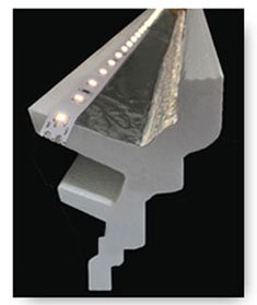 an image of a light that is in the shape of a pyramid