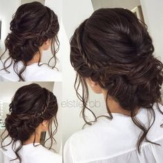 Updo Side, Brides Hair, Best Wedding Hairstyles, Hair Styles 2017, Hair Wedding, Penteado Cabelo Curto, Trending Hairstyles, Hair Updo