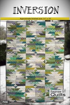 Inversion Mountain Quilt Pattern, Southwest Quilts, Mountain Quilts, Layer Cake Quilts, Quilt Sewing Patterns, Batik Quilts, Quilt Care, Jellyroll Quilts, Green Quilt