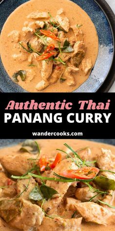 an image of authentic thai panang curry