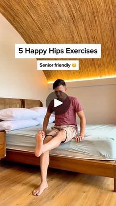 143K views · 1.6K reactions | Keep your hips happy and healthy! 🤩 Here are 5 senior-friendly hip mobility exercises to improve flexibility, ease stiffness, and reduce pain. These gentle movements are perfect for staying active, enhancing balance, and maintaining independence. 💪 #hipmobility #mobilitytraining #physicaltherapy | Physical Therapy Session