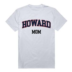 Howard University Bison College Mom Womens T-Shirt-Campus-Wardrobe Minnesota State University Mankato, Western Illinois University, Ferris State University, Pepperdine University, College Mom, University Of Northern Iowa, Liberty University, Howard University, University College